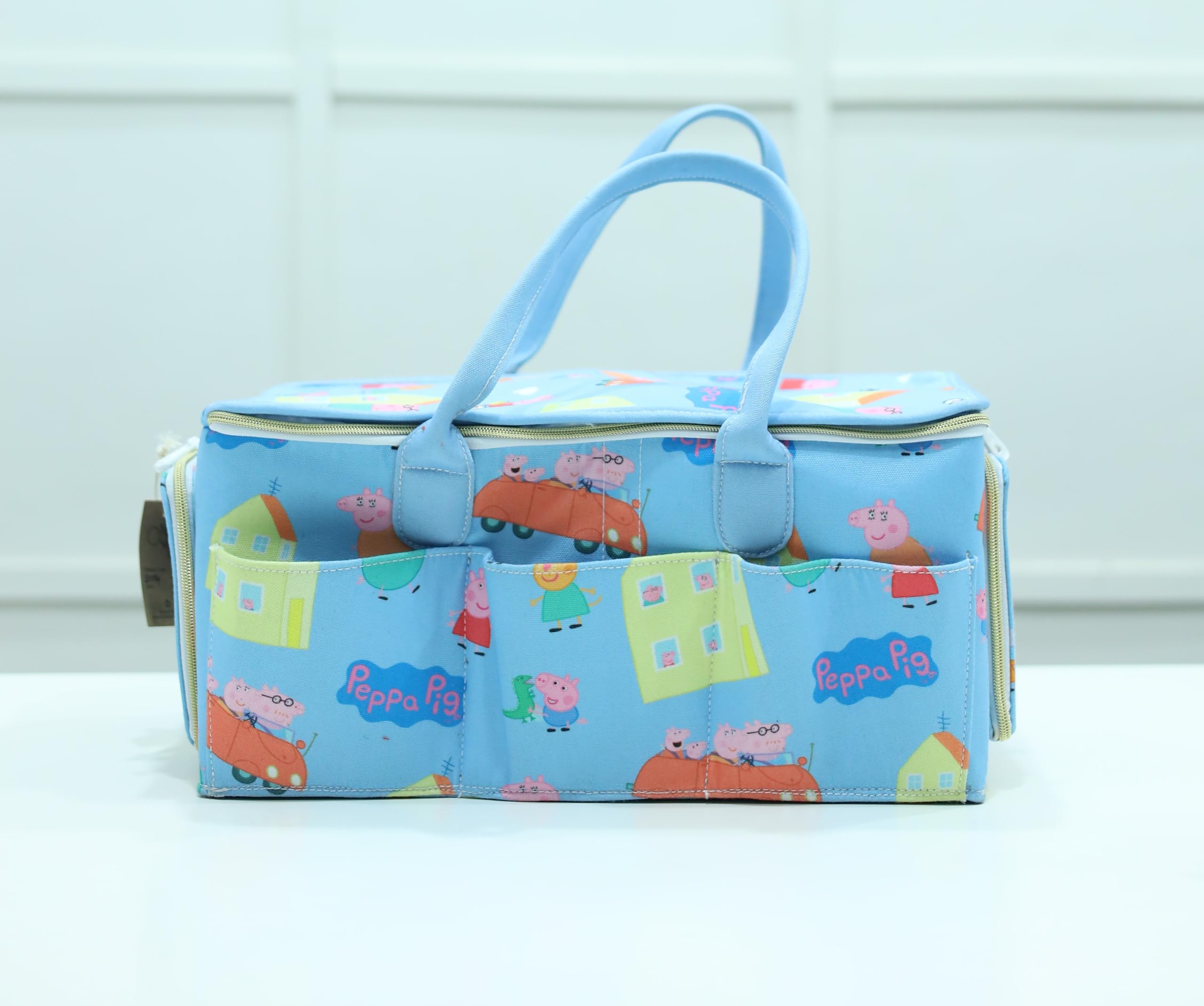 OON Junior All in One Personalised Zipper Diaper Caddy (Pepa Pig)-image-10