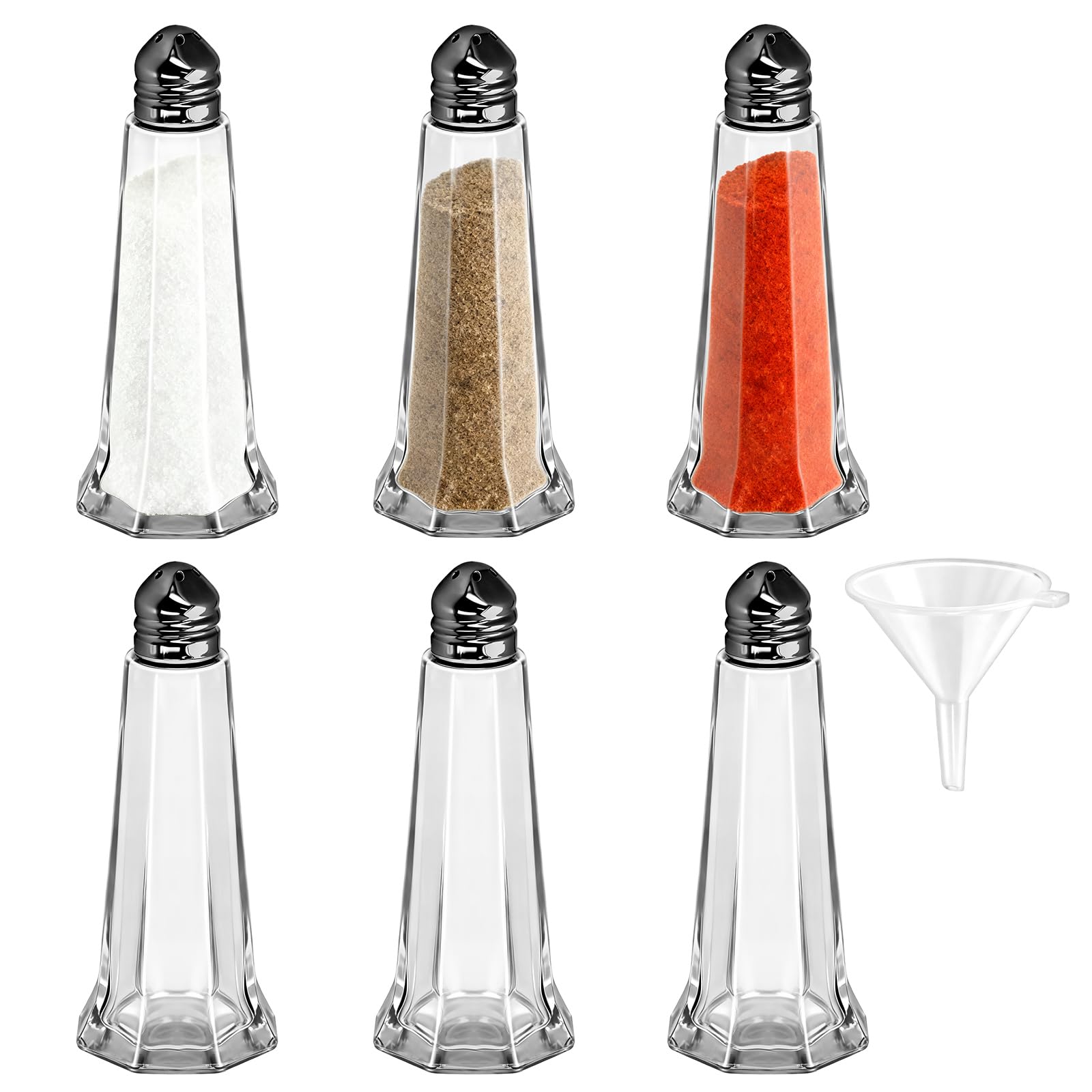Salière et poivrière rechargeables pour éliminer l'humidité et doser facilement