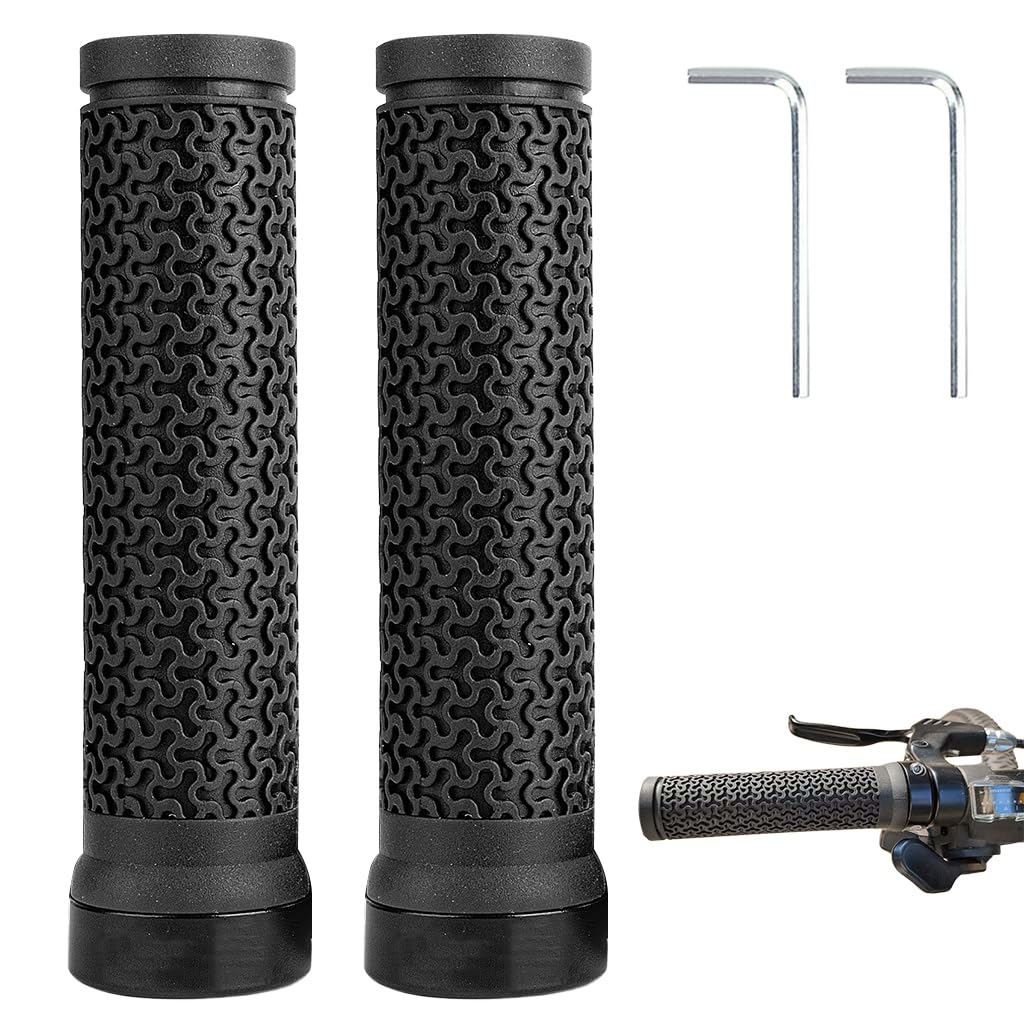 Proberos® Bike Handle Grips, 5 inches Anti-Slip Textured Rubber Handle Grips Bicycle Grips Bike Grips Replacements, Easy