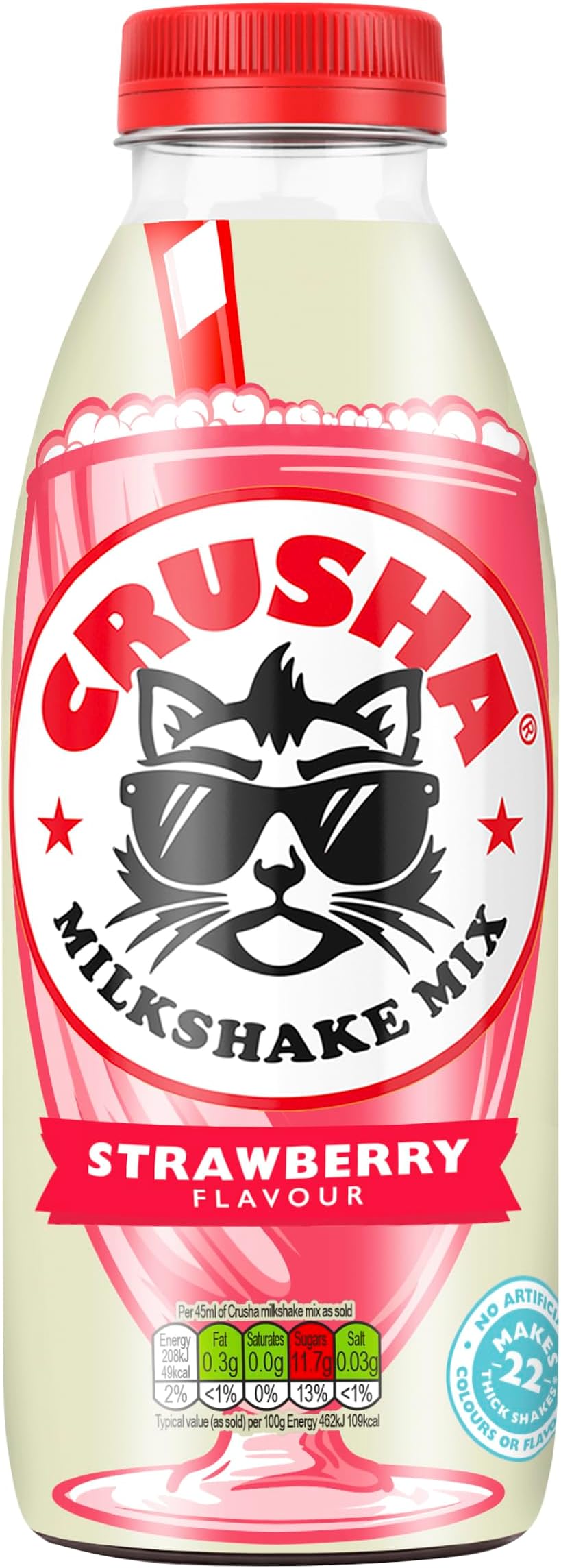 Strawberry Milkshake Mix - 1Litre