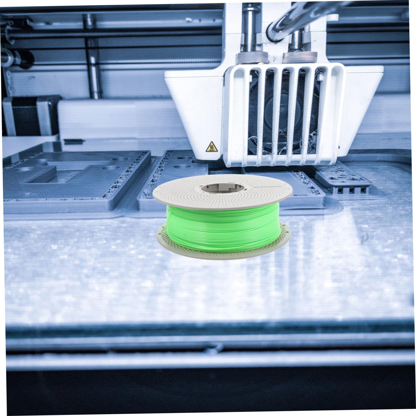 Filamento de Impresión 3d Brillante Verde para Proyectos Creativos, Material Abs/petg de Alta Precisión