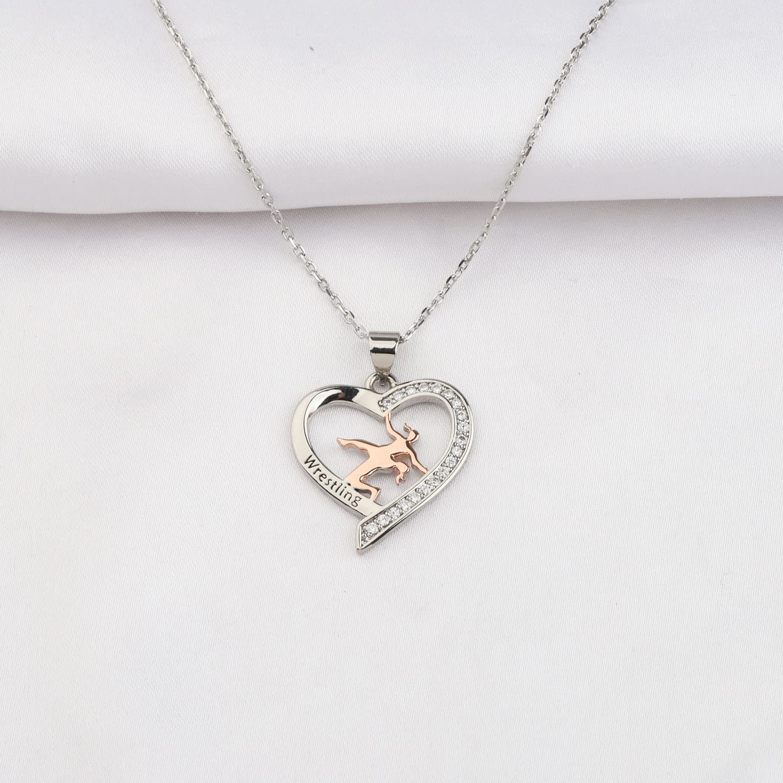 BNQL Women's Wrestling Necklace - Inspirational Jewelry Gift