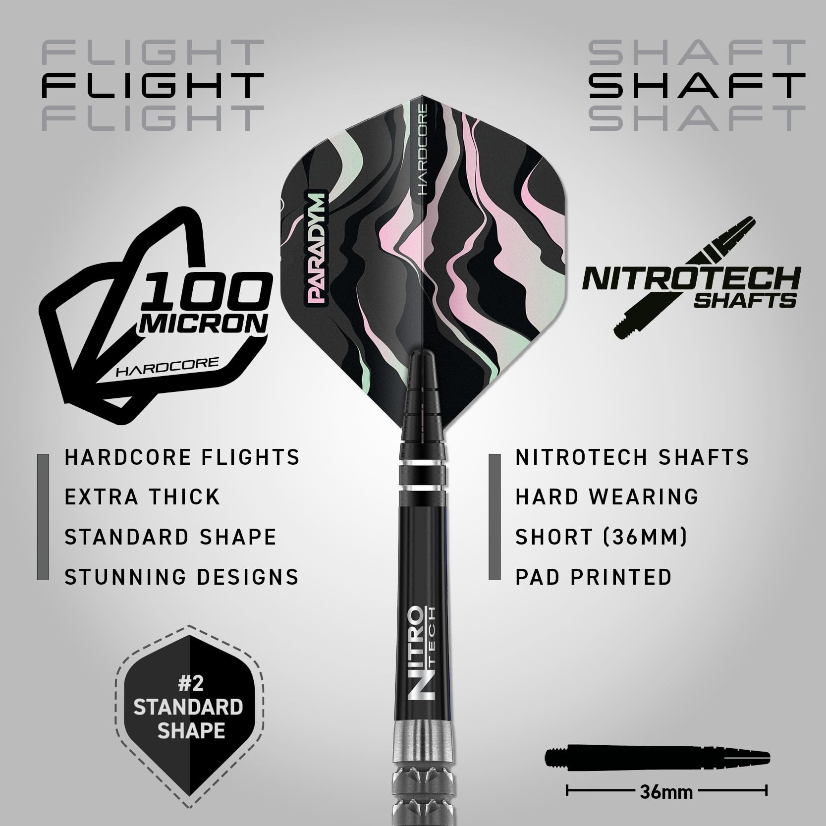 RED DRAGON Darts - Paradym 21g - 90% Tungsten Professional Steel