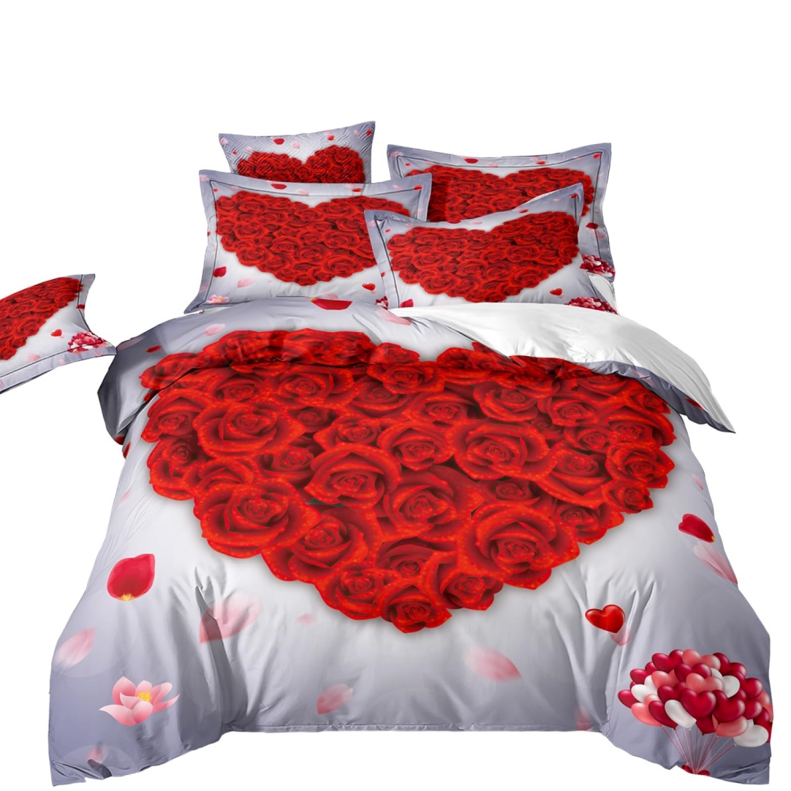 Double Duvet Set Abstract Rose Bedding Double Bed Set Duvet Cover Sets