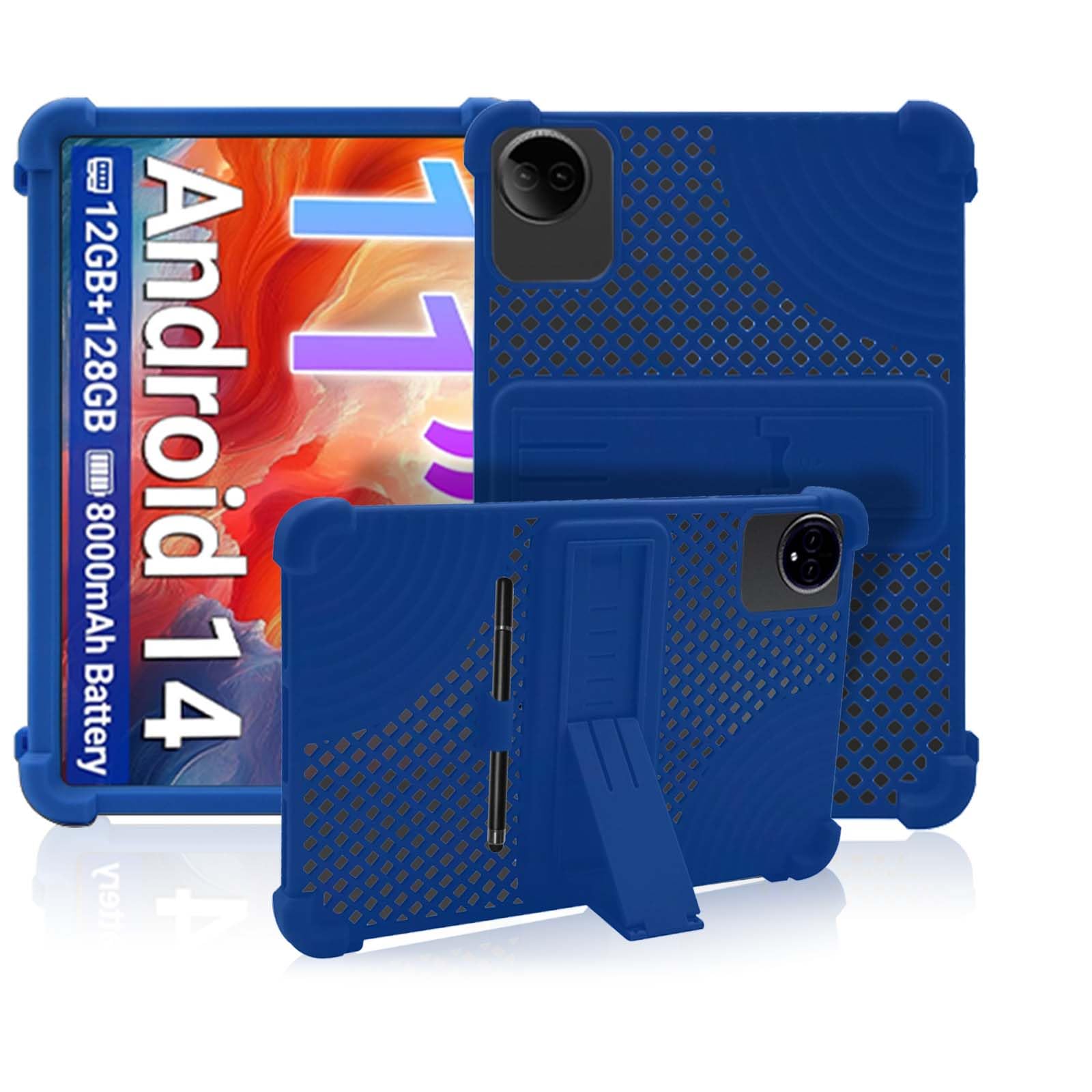 Case for DigiLand R11 Tablet 11inch,NOUKAJU Tablet Protection Case(with Pen),Adjustable Bracket,Soft Silicone,Silicone Protection Cover for DigiLand