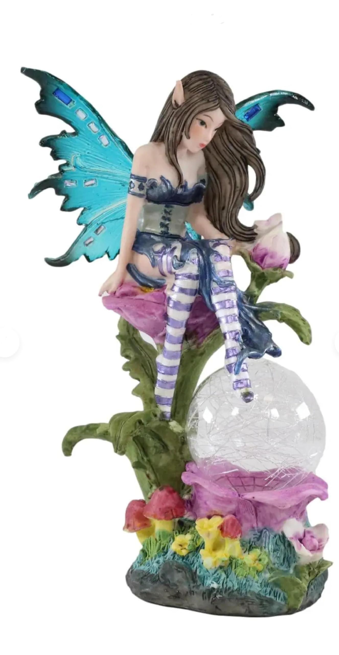 Amazon.com: Ebros Gift Beautiful Blue Butterfly Winged Elf Pixie