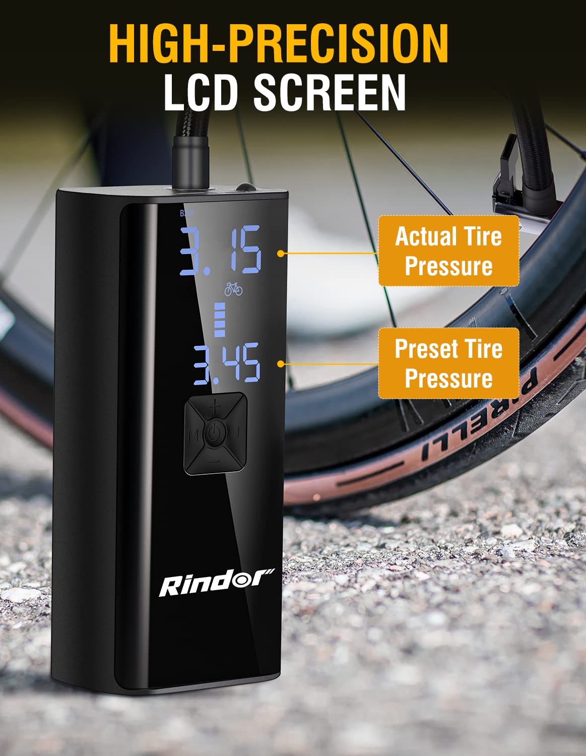 Amazon.co.jp: Rindor タイヤインフレーター ポータブルエア