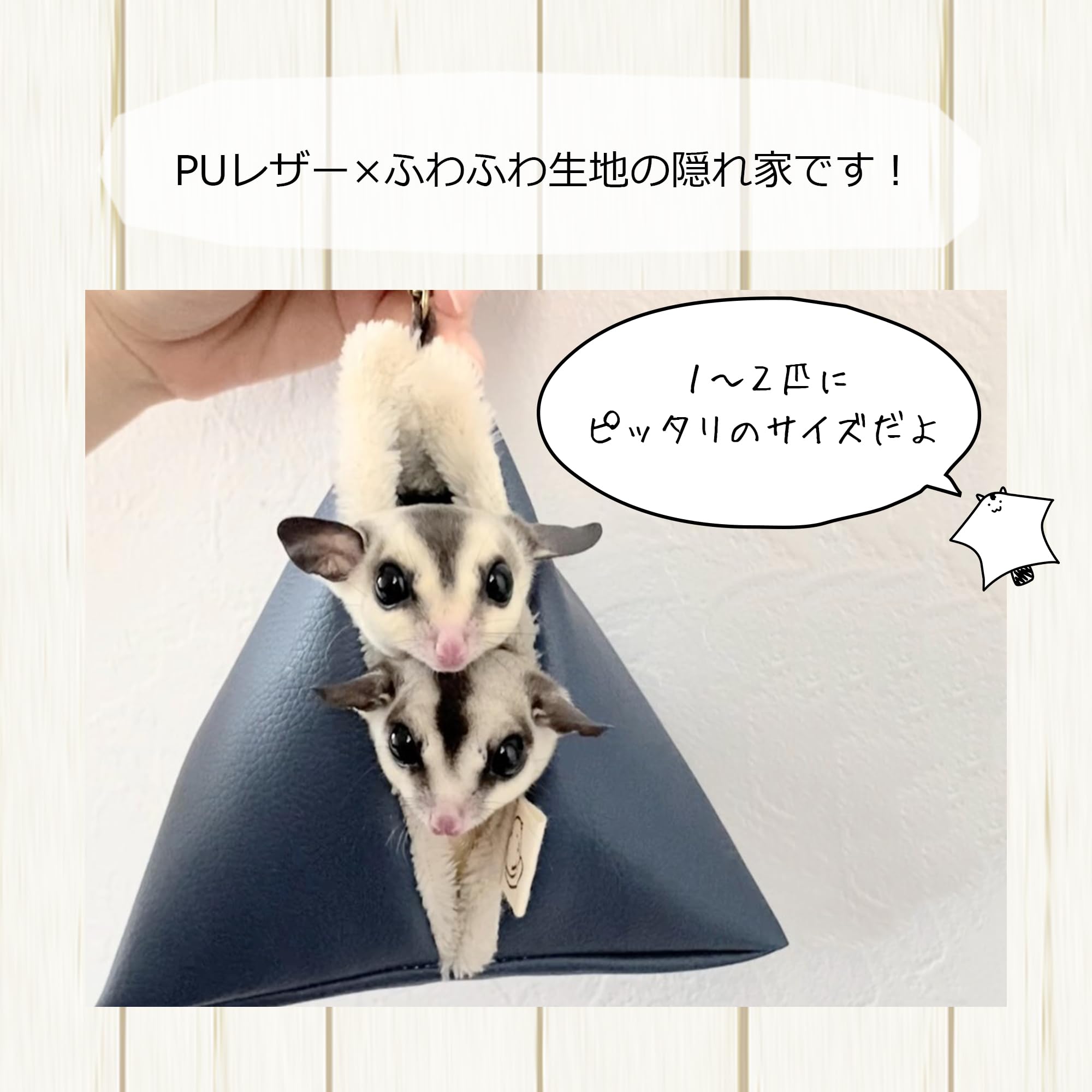 Amazon.co.jp: ももんがもんもん共和国 フクロモモンガのテトラポーチ