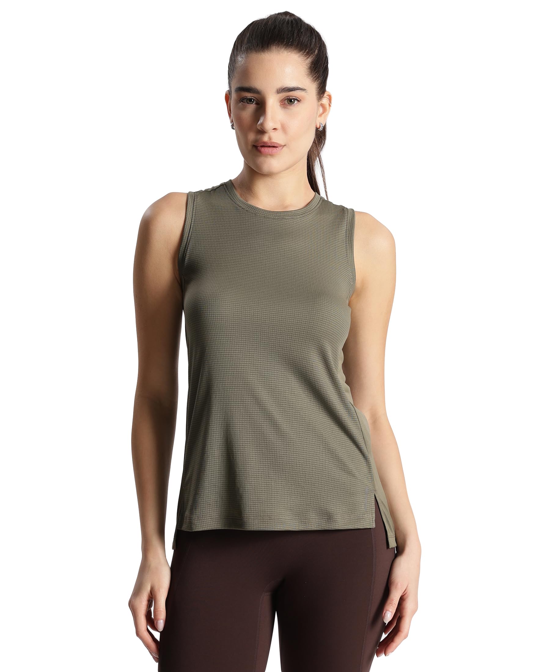 MW89 Women Microfiber Fabric Regular Fit Active Wear Tank Top with StayDry Treatment-image-22