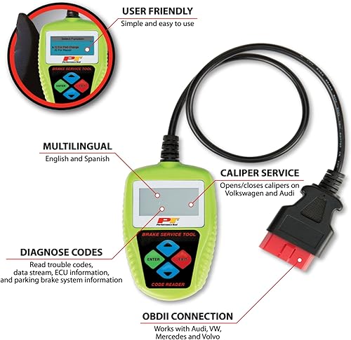 Miniatura 2 de Performance Tool W3000 Herramienta electrónica de freno de estacionamiento, verde