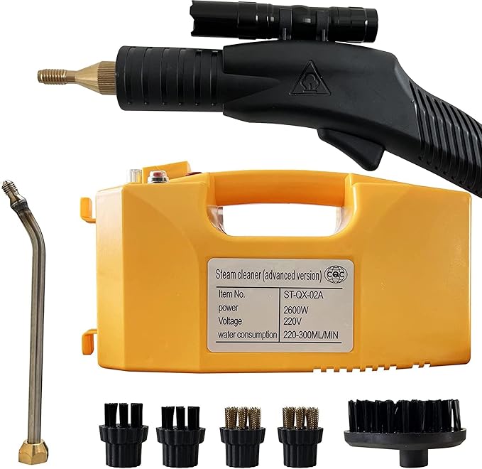 Tuklye High Pressure Steam Cleaner 2600W Handheld Portable Steam