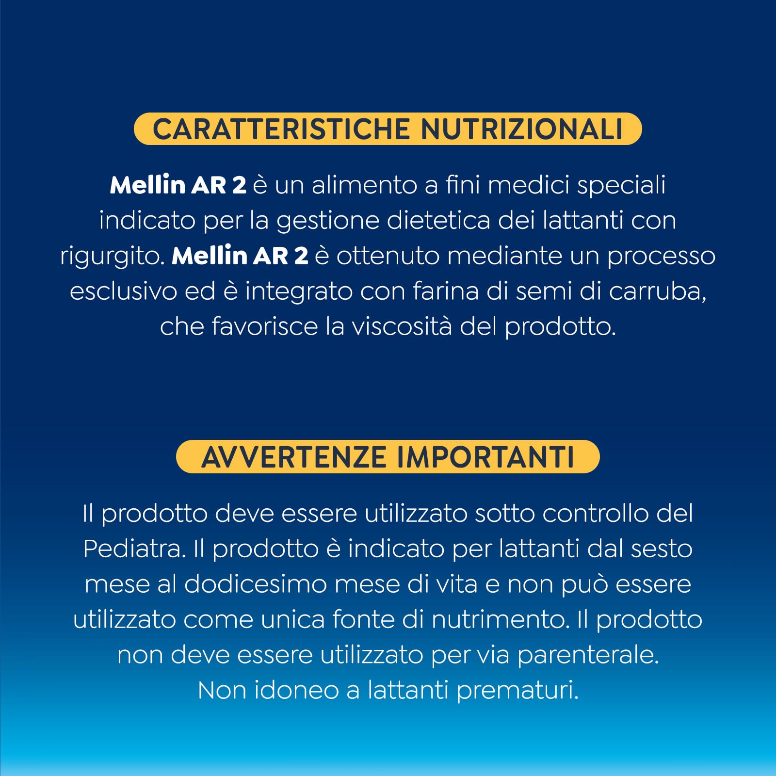Melllin AR2, Latte Antirigurgito in Polvere per Neonati dal 6° mese al 12° mese compiuto, Confezione da 400 g