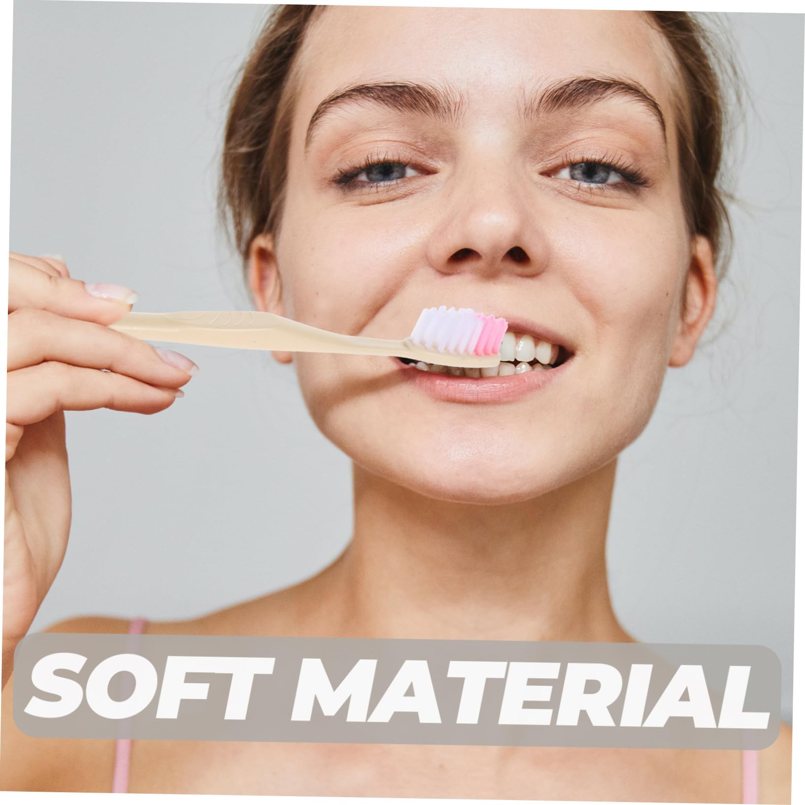 Set 100 Pezzi Spazzolini da Denti Monouso con Dentifricio, Confezionati Singolarmente, Spazzolino da Viaggio Usa e Getta per Hotel, Scuola e Campeggio, Igiene Orale Stili multipli