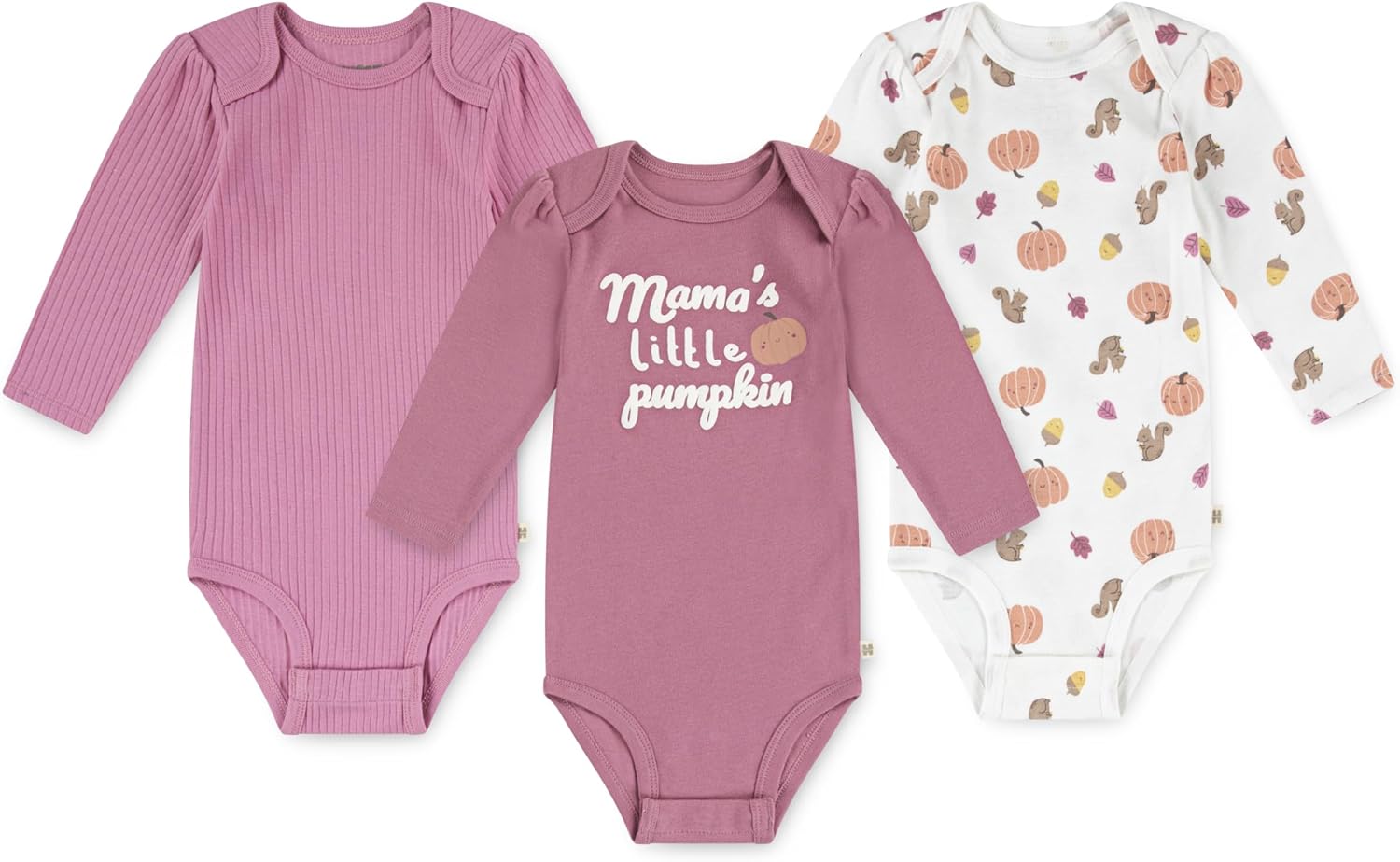 HUGGIES Baby 3-pack Long Sleeve Bodysuit
