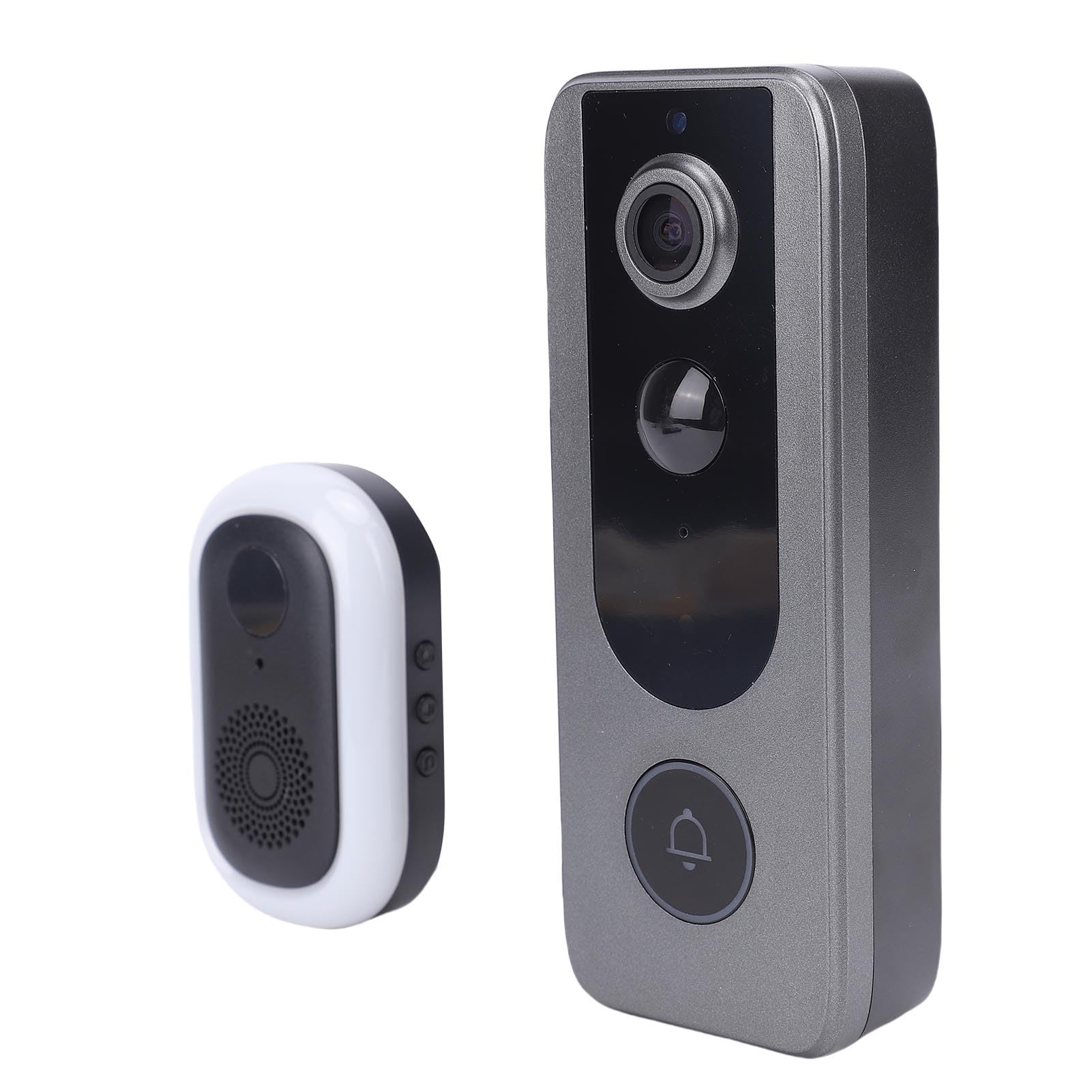 BuyWeek Timbre de Video Inalámbrico Timbre Inalámbrico con Cámara, 1280 x 720 de 2 Cables IP65 Impermeable para Doméstico
