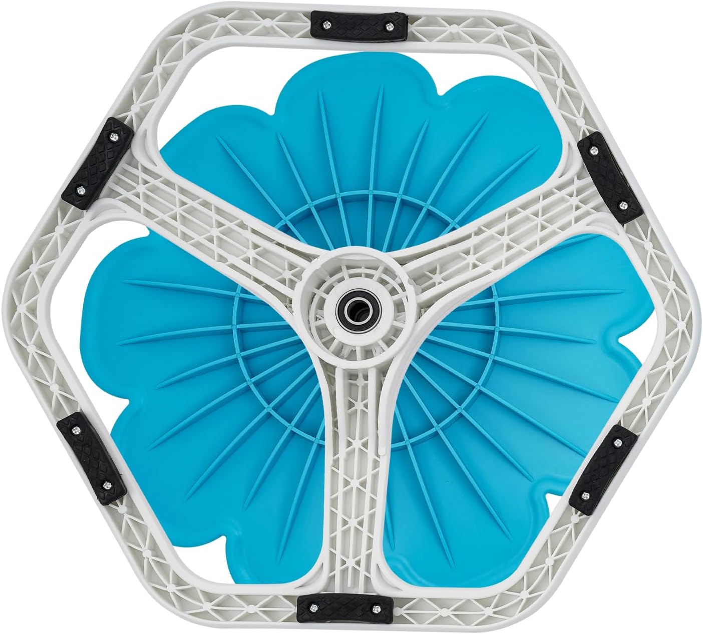 Sensory Spinning Chair for Kids, Swivel Chair for Autism Kids Flower Spin Chair 330lbs Weight Capacity Sensory Toys for Training Body Coordination (Blue)