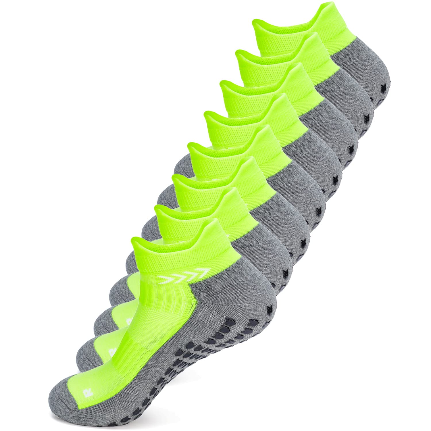 Calzino sportivo antiscivolo per uomo donna, calzino sportivo da calcio antiscivolo con impugnatura, Calza pantofola antiscivolo