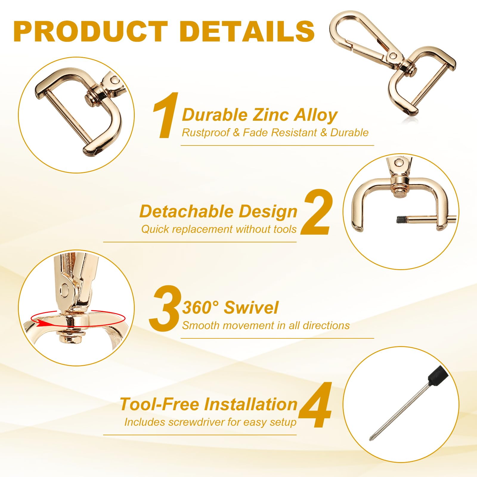 YELARXI Swivel Clasps Hook - Image 3