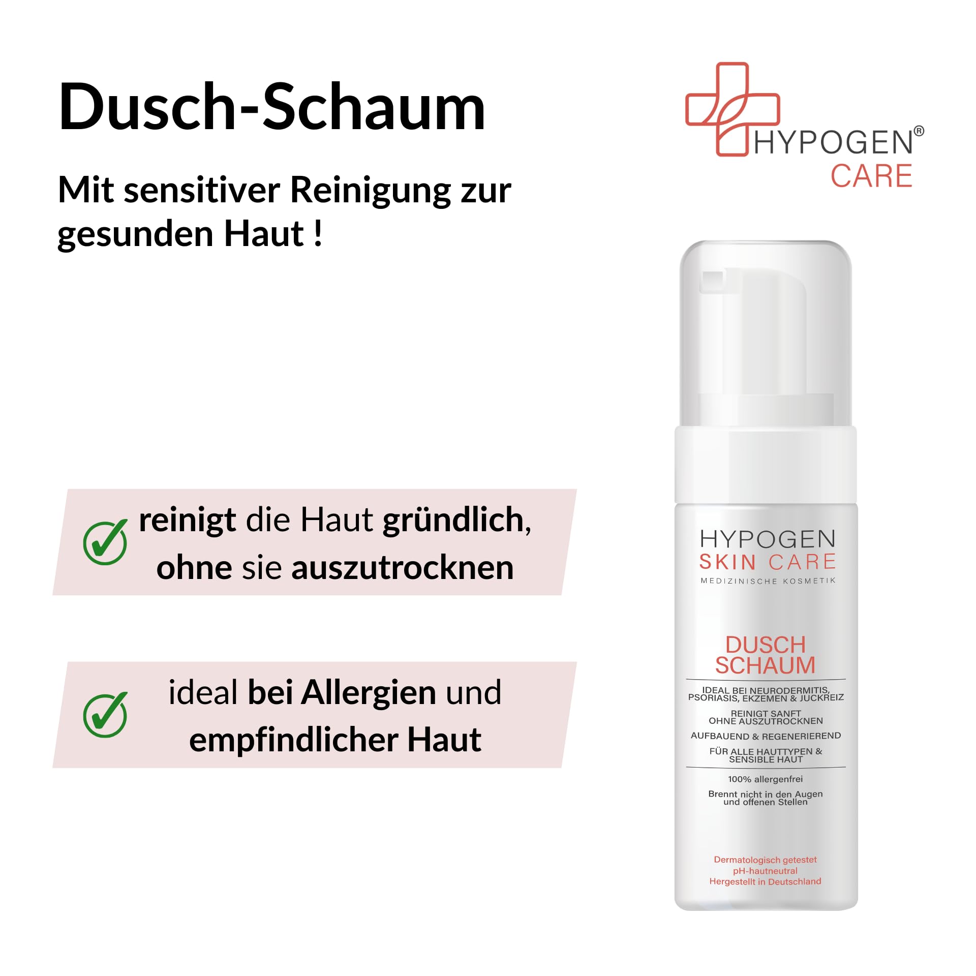 Erfolgsquote > 75% I Anti Akne-Set Rücken & Dekolleté I Klinisch bestätigt I Medizinische Kosmetik von HYPOGEN CARE