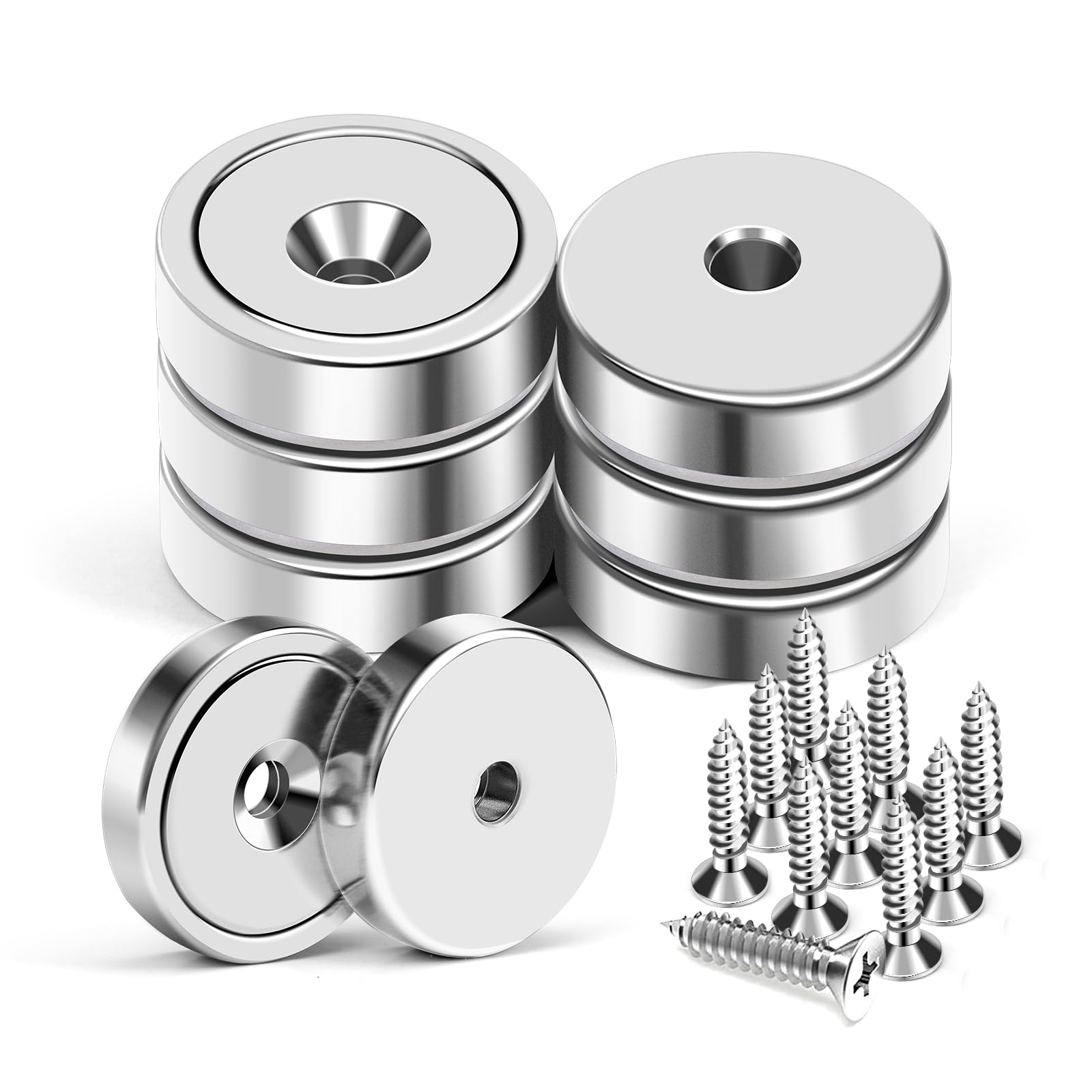 MIKEDE Magnetic Hooks Heavy Duty 150LB Strong Magnet with Screw Hole — Amazon image 19