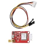 GPS Module Satellite Positioning Board with Onboard Ceramic Antenna and SMA Connector for External Antenna Support - NMEA Protocol Compatible Receiver with Micro USB and Serial