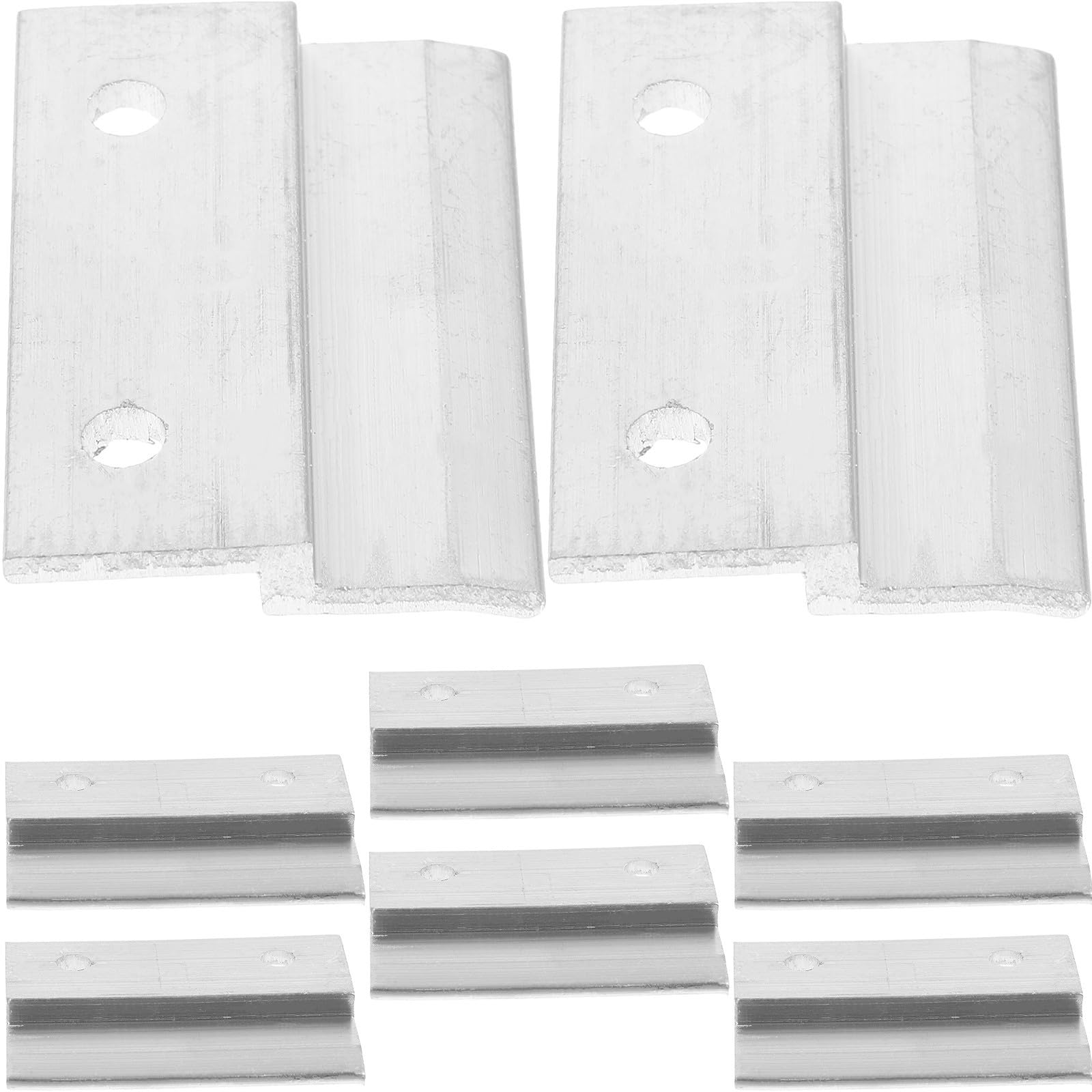 Clips Z de aluminio con tornillos para colgar paneles de pared sin que se vean