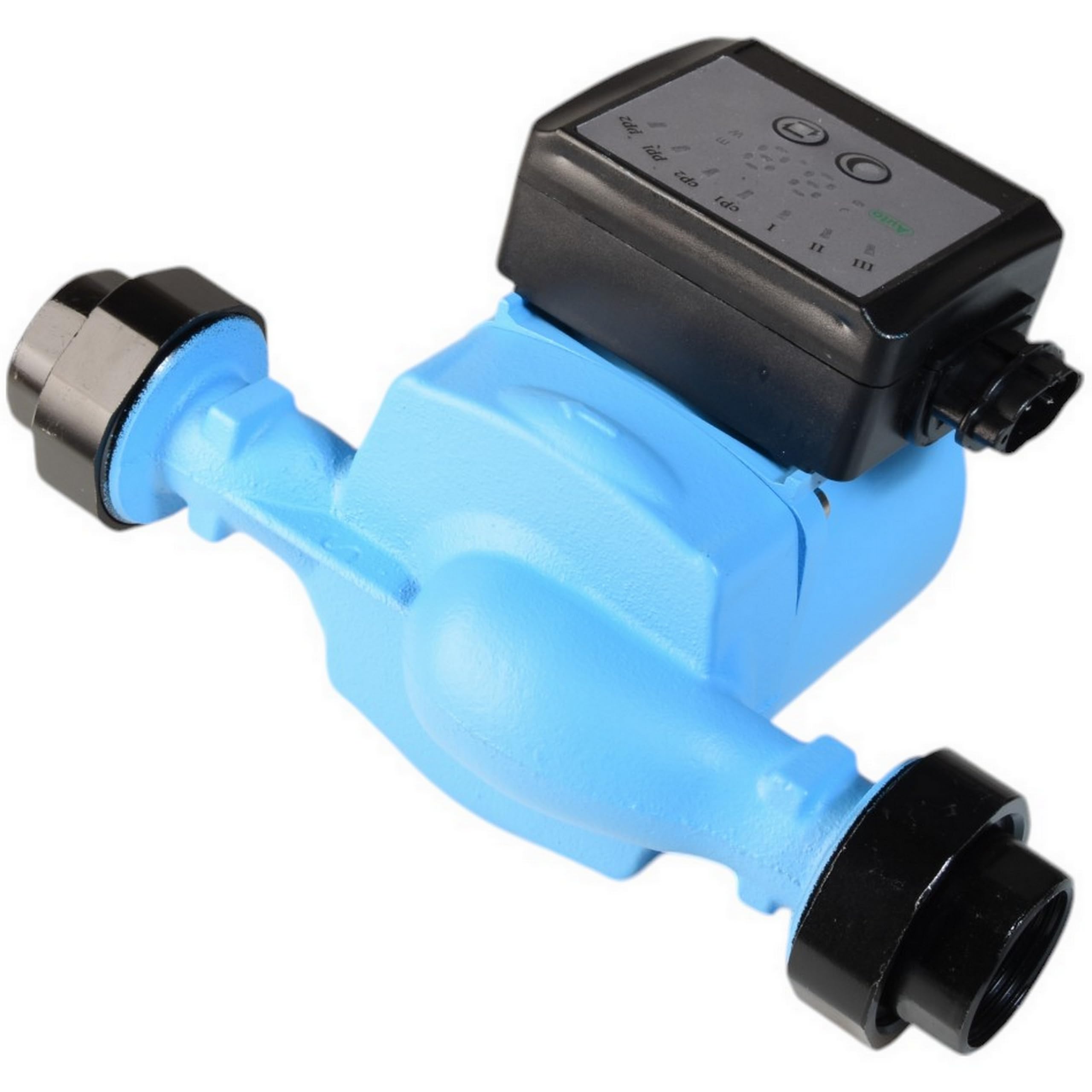 Pompa di Circolazione RA 25-60/180 AUTO (5-45W max. 3300 l/h Prevalenza 6 m) - Pompa per Acqua Calda - per Riscaldamento Centrale – 3 Velocità - Modalità NOTTE e AUTO - Basso Consumo Energetico 180 mm