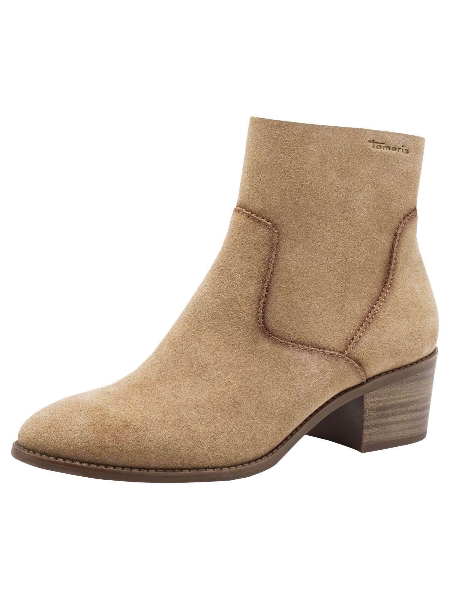 Tamaris Women's Flat Boots, beige, 5 UK