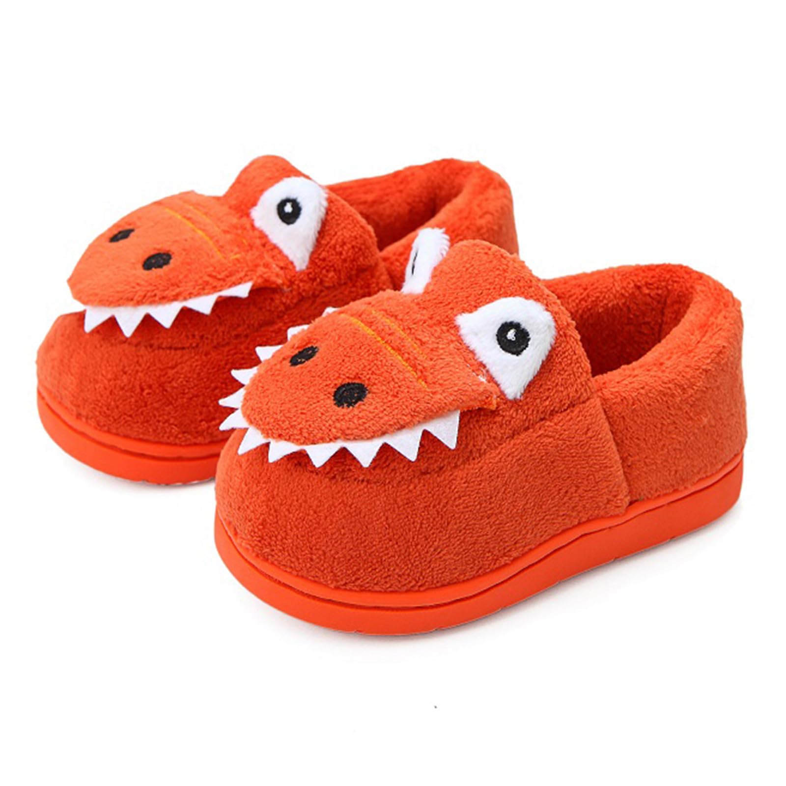 Pantuflas cálidas para otoño Invierno niña niño Plana Ligera cómoda diseño Animal Animados Color sólido
