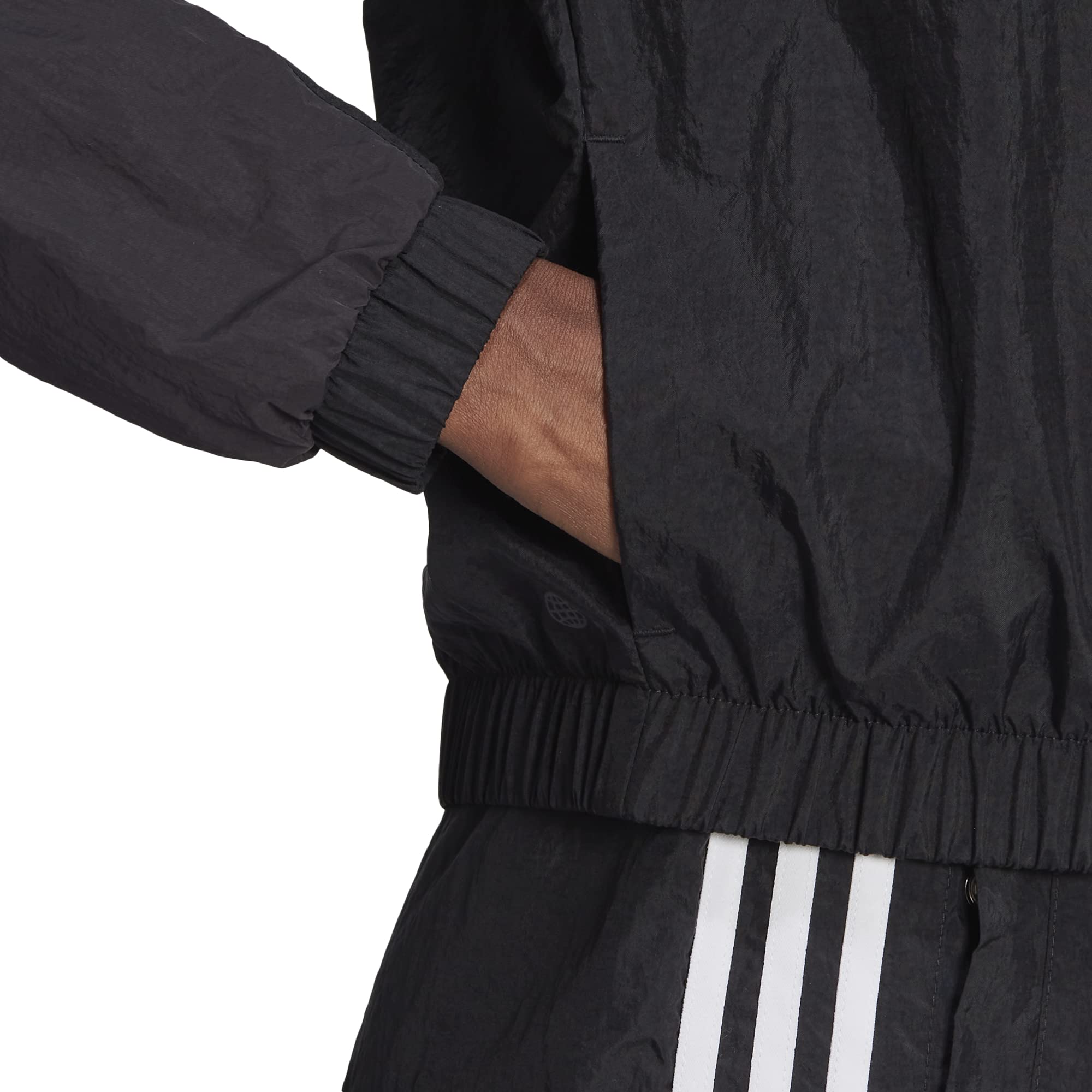 adidas Damen Track Top Sweatshirt, Schwarz, 38 EU