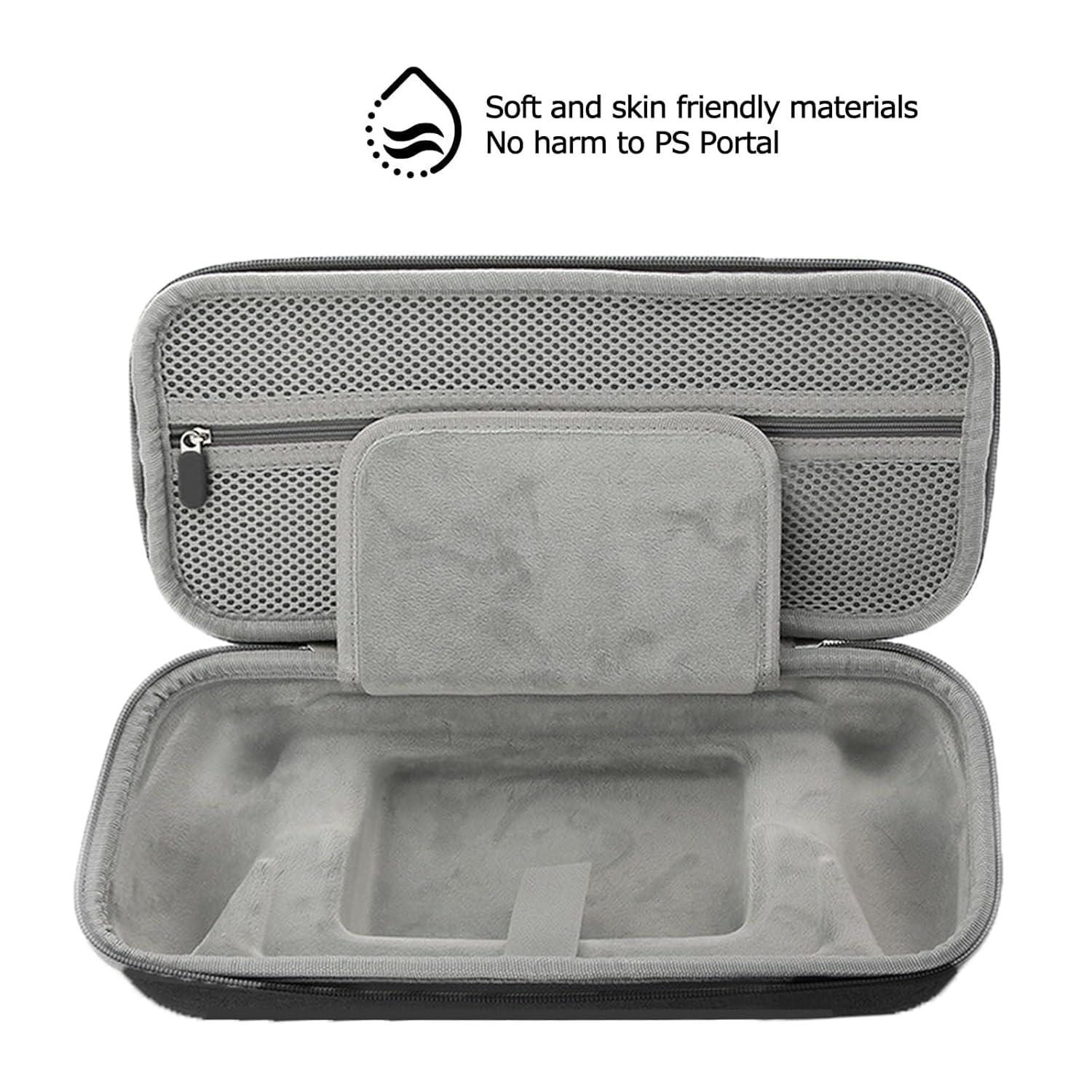 AriKroii 6 in 1 Set di Accessori per PlayStation Portal,Custodia per PS Portal Remote Player,per PS Portal Storage Bag,Cover per PS Portal,2 vetro temperato,Custodia EVA