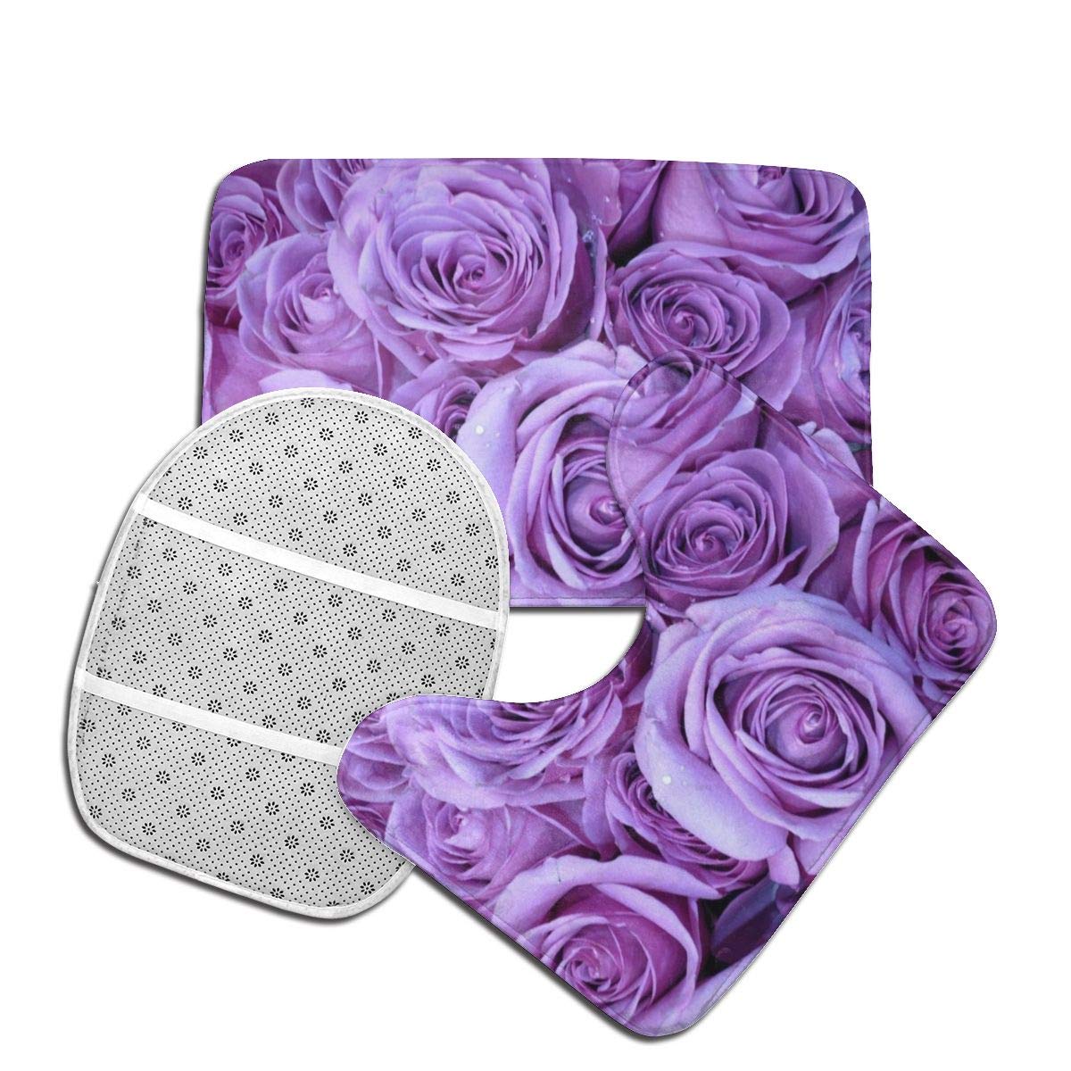 【薔薇雑貨】ラ・ルイス トイレフタカバー＆足元マット 薔薇雑貨】ラ・ルイス トイレフタカバー＆足元マット