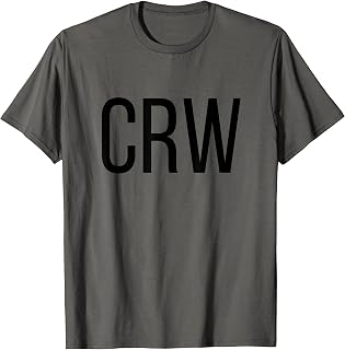 CRW Charleston Airport Code CRW W Virginia West Airport Code T-Shirt