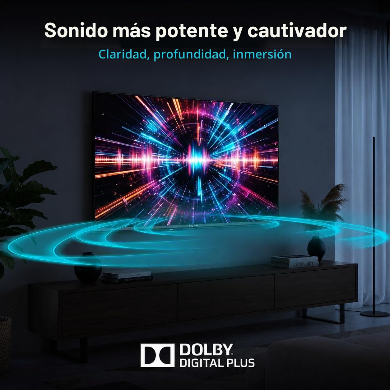 Nilait Prisma Smart TV 43 Pulgadas, 4K UHD LED, WebOS, HDR, WiFi, Control por Voz, Televisor 4K, Ultra HD