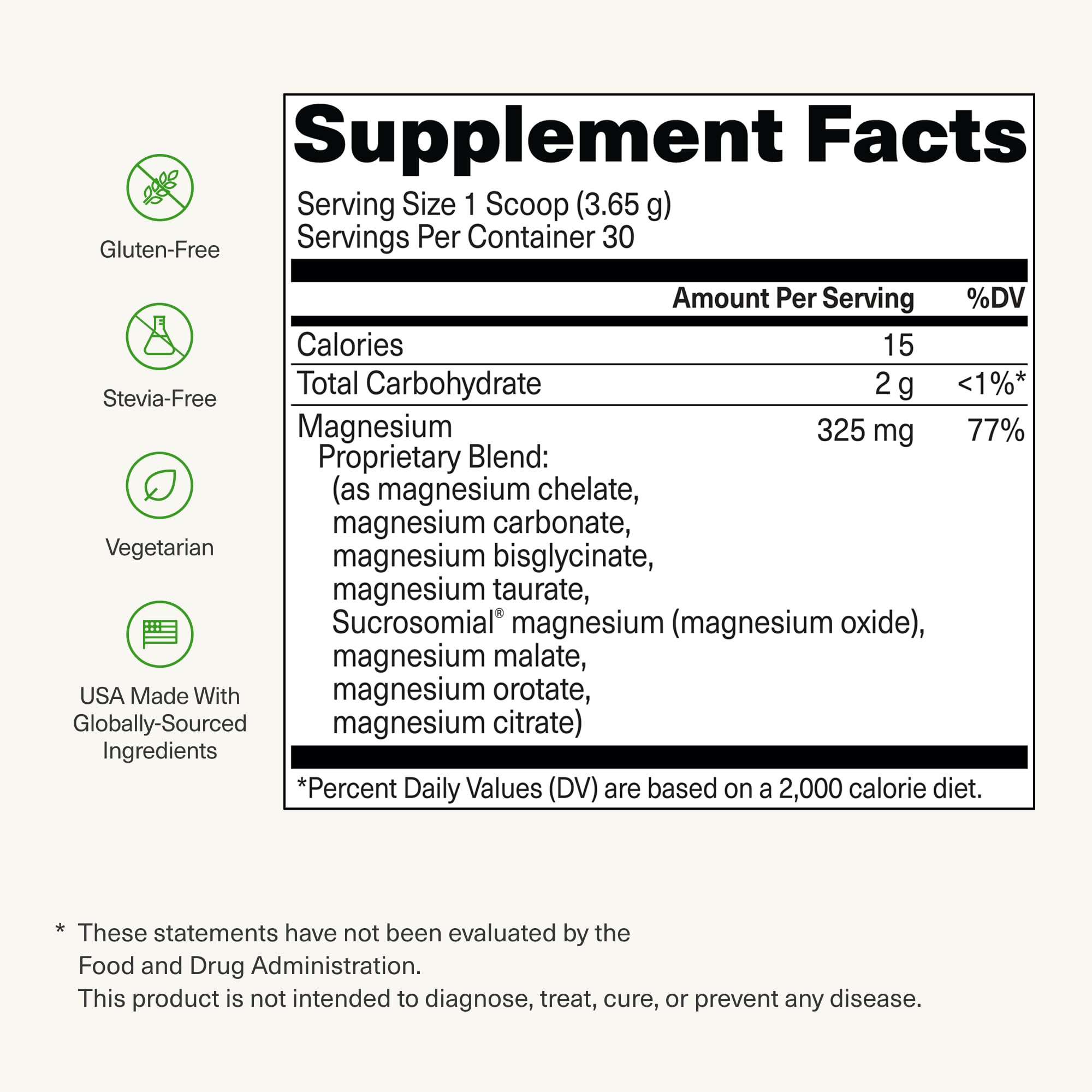 BIOptimizers Magnesium Drink, 8 Forms of Magnesium Fruit Punch, 30 Servings — Amazon image 7