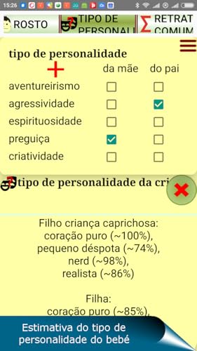 QUIS- prognóstico genético para uma futura criança