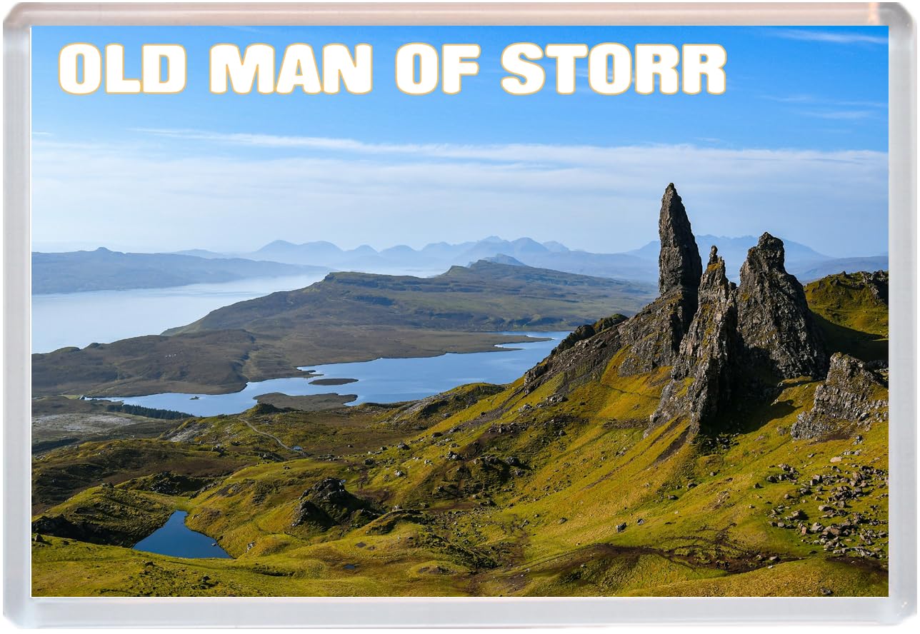 Baked Bean Store Multicolor Old Man Of Storr - Isle Of Skye - Jumbo Fridge Magnet 96 X 67Mm Bbsfhm1494