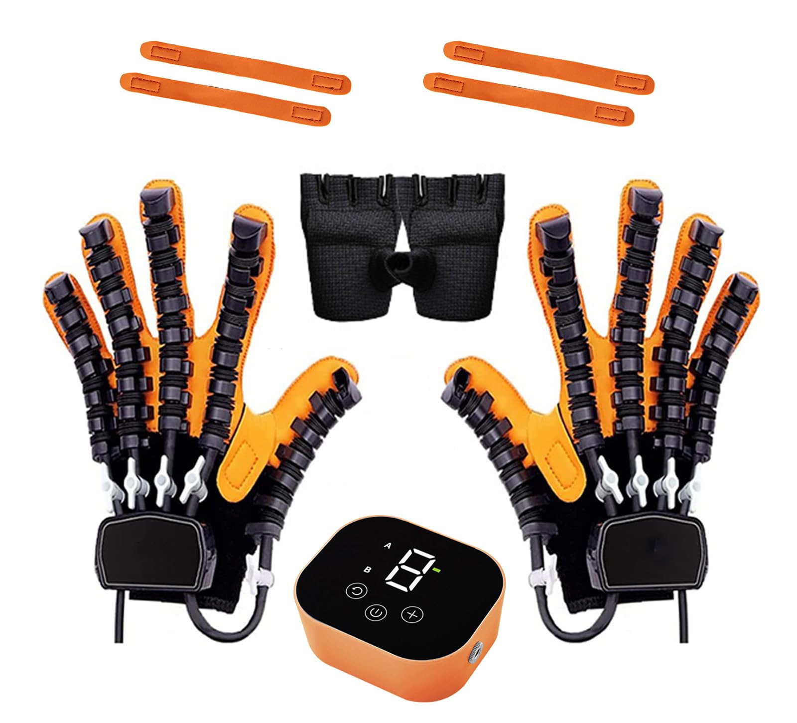 SXSLTSA (Left & Right) Both Hand Rehabilitation Robot Gloves, Stroke Hemiplegia Dementia Fingers Recovery Massage, Hand Strengthening Device