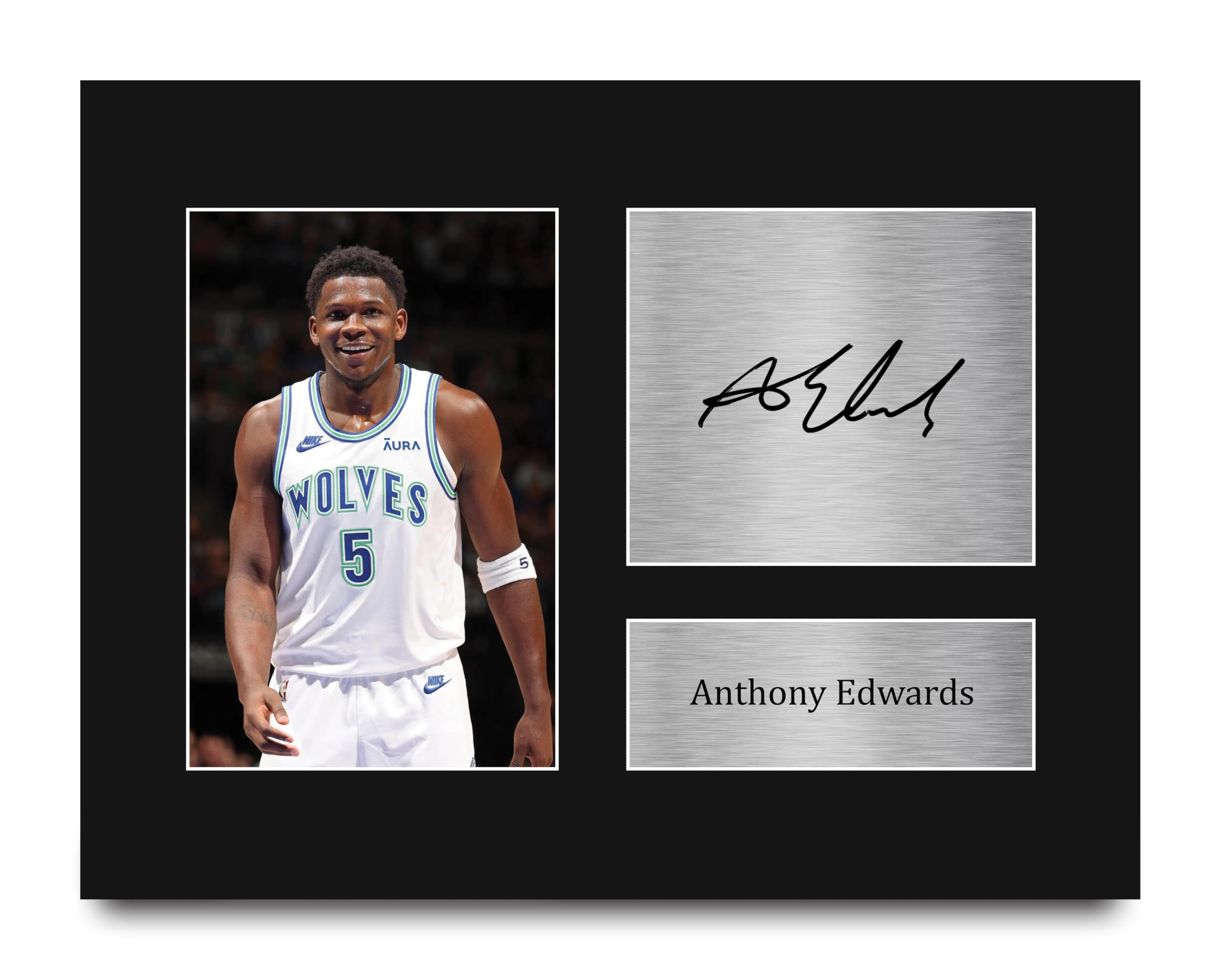 Amazon.com: HWC Trading Anthony Edwards Minnesota Timberwolves