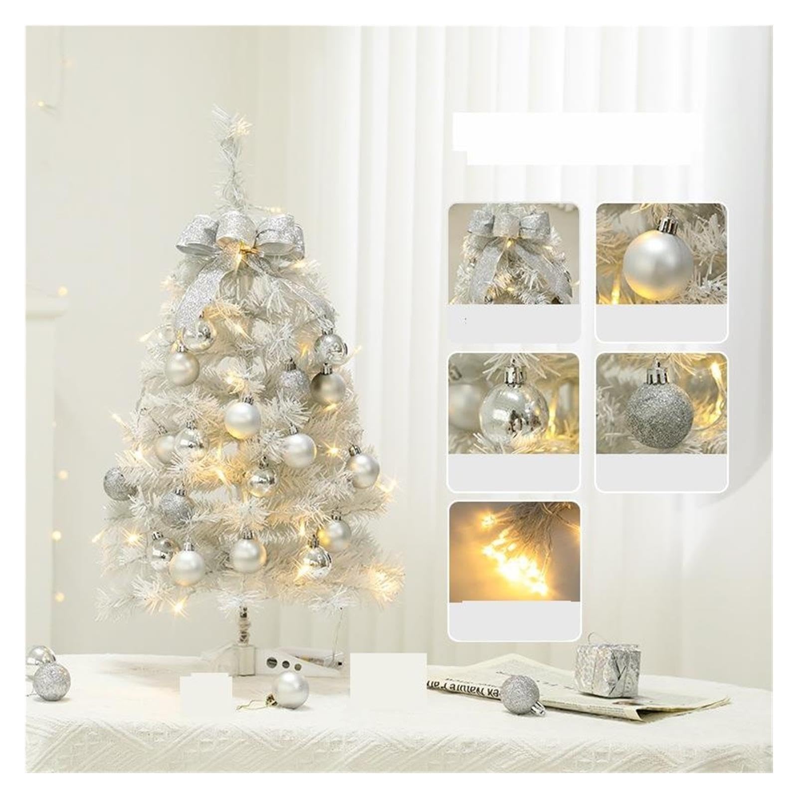 Mini árbol de Navidad Artificial preiluminado con Luces árbol de Navidad