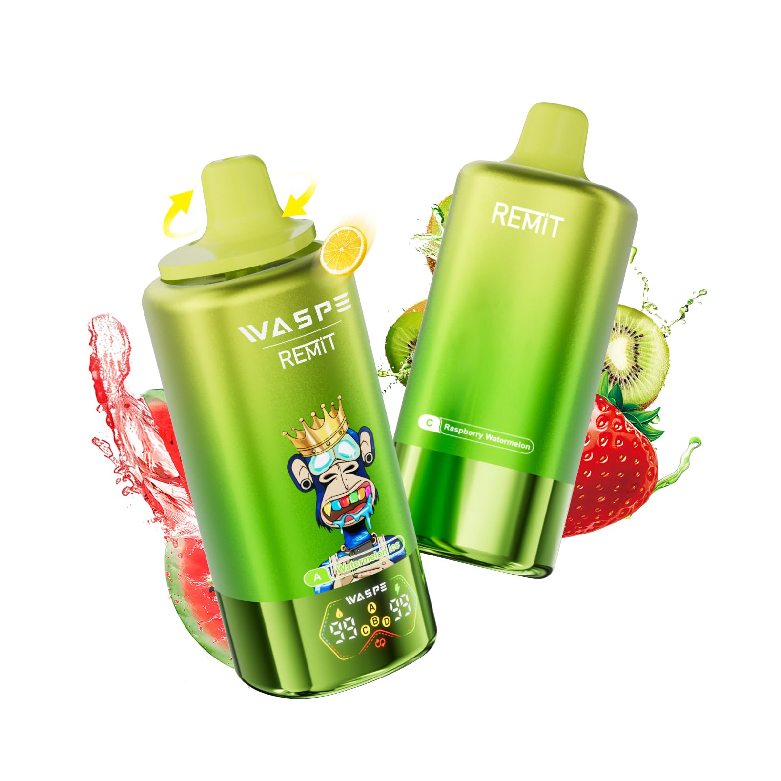 Amazon | 電子タバコ 使い捨て Waspe & Remit 100,000パフス 4in1