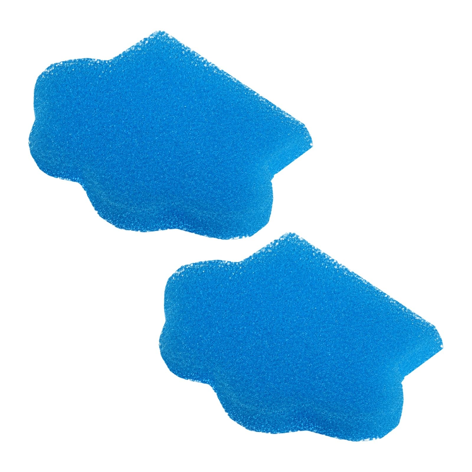 M METERXITY 20-Pack Hot Tub Scum Absorber, 9x12 Cm/3.5x4.7 Inch Sponge Cat Paw Pattern Scum Balls for Spa, Bathtub and Swimming Pool to Soak Up Oils Bathtub Accessories [Blue]