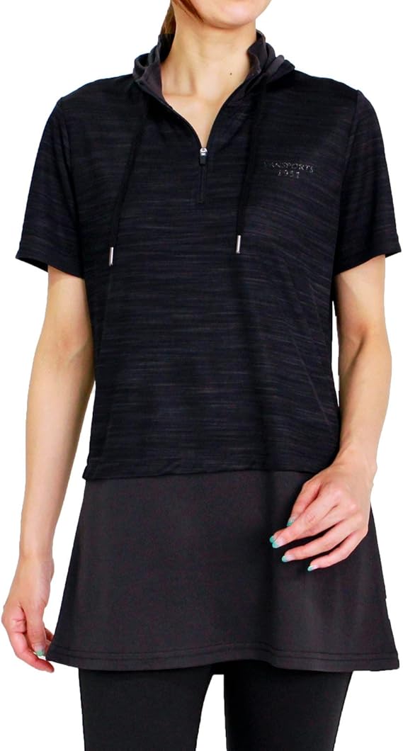 Amazon Co Jp チュニック 半袖 Vansports バンスポーツ カチオン天竺ミニフード付チュニック スポーツウエア レディース 再帰反射 吸汗速乾 キレイシルエット ロゴプリント 切替 表裏使い M L Ll 3l パープル ネイビー ダークグレー クロ 夏 ファッション Amazon Co Jp チュニック 半袖 Vansports バンスポーツ カチオン天竺ミニフード付チュニック スポーツウエア レディース 再帰反射 吸汗速乾 キレイシルエット ロゴプリント 切替 表裏使い M L Ll 3l パープル ネイビー ダークグレー クロ 夏 ファッション