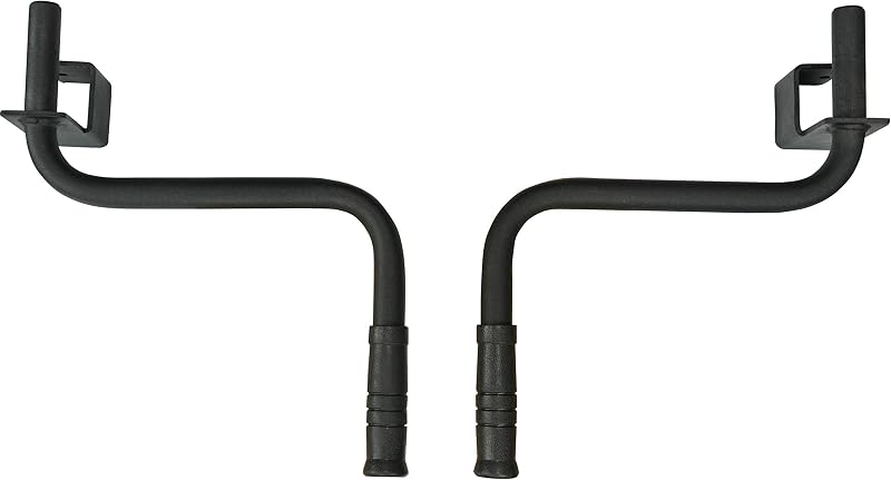 Power Rack Dip Handle Attachments with Multiple Fits - Options Compatible with 2" & 2.5" Uprights and 3" Rigs with 1" Hole - Strength Training Accessory