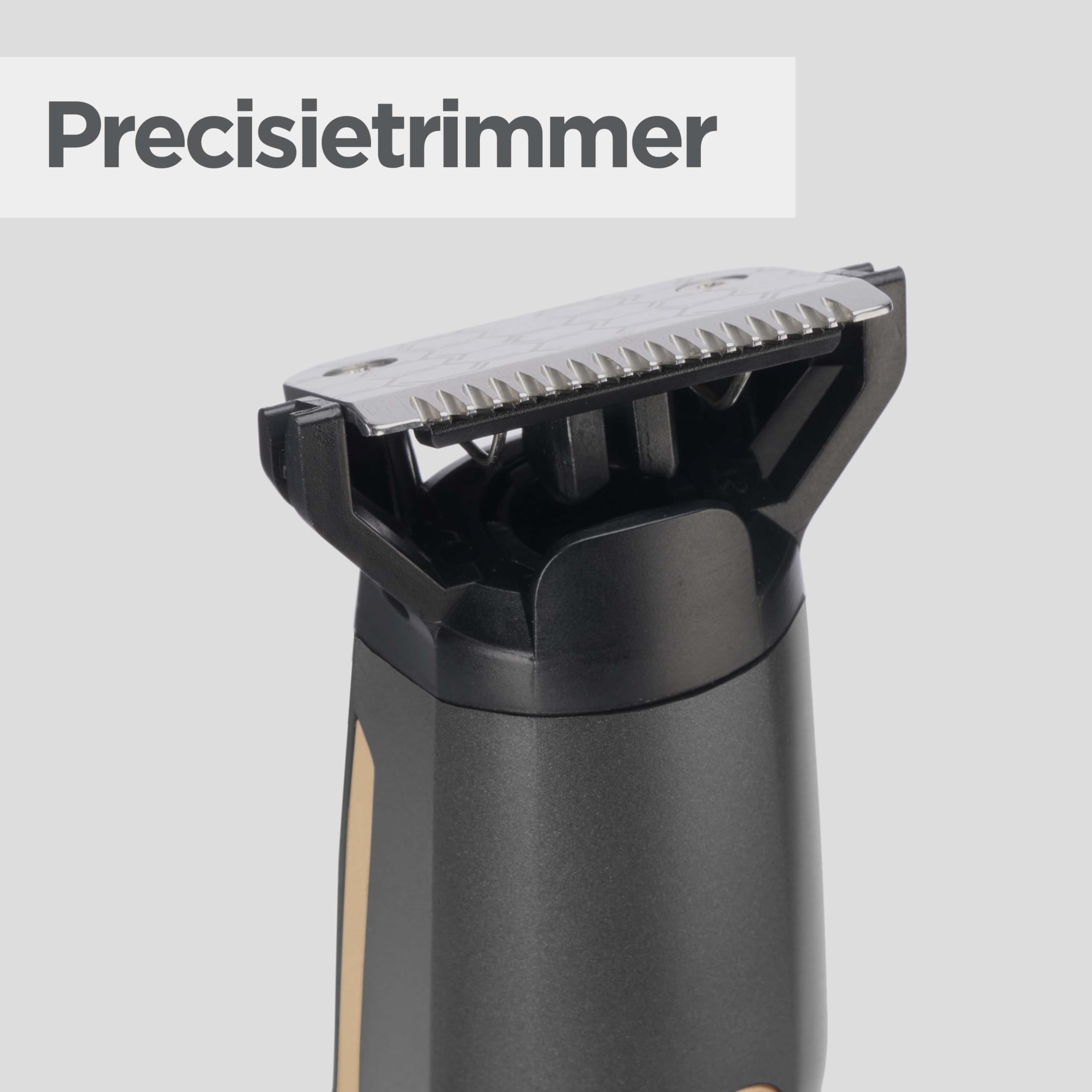 BaByliss MT987E Multi-Trimmer Graphite Precision 12 in 1, Cordless, Testina di precisione, Testina corpo, Testina barba, Testina naso/orecchie, Testina rasatura