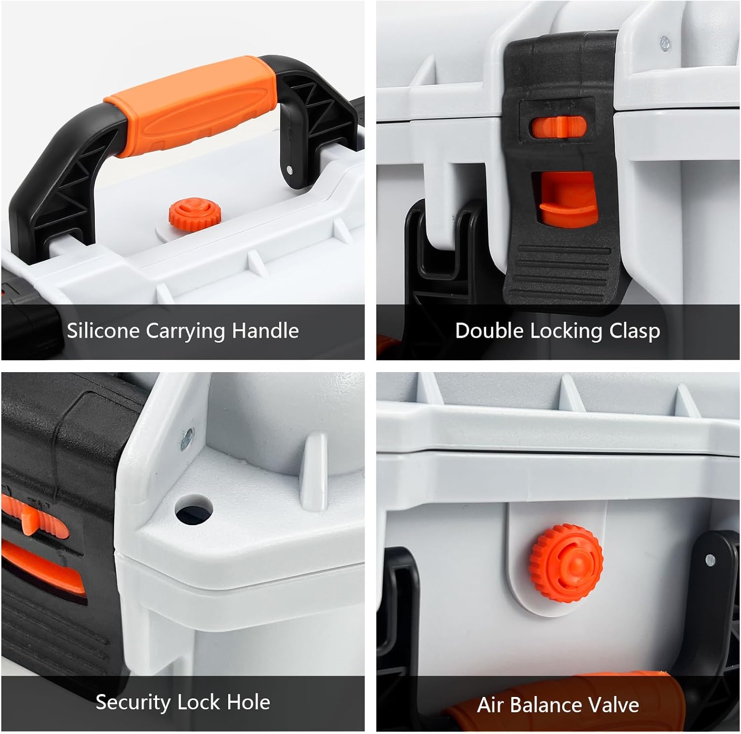 AMAZEAR Hard Case for Apple Vision Pro,Perfect for Storing Vision Pro and Battery at Home or While Traveling, Large Capacity Apple VR Waterproof Hard Case, Premium Apple Vision Pro Accessories