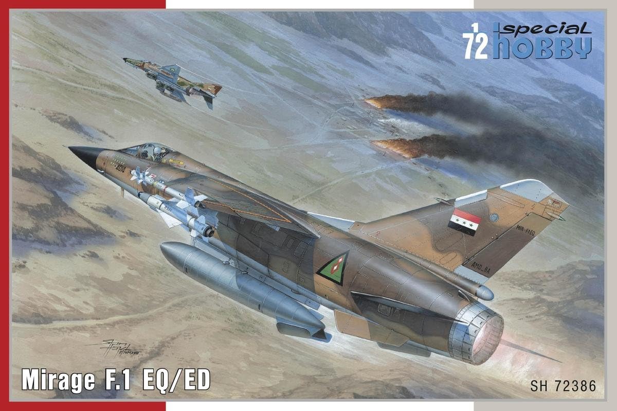 Special Hobby 1/72 Scale Mirage F.1 EQ/ED - Plastic Model Airplane Building Kit # 100-SH72386