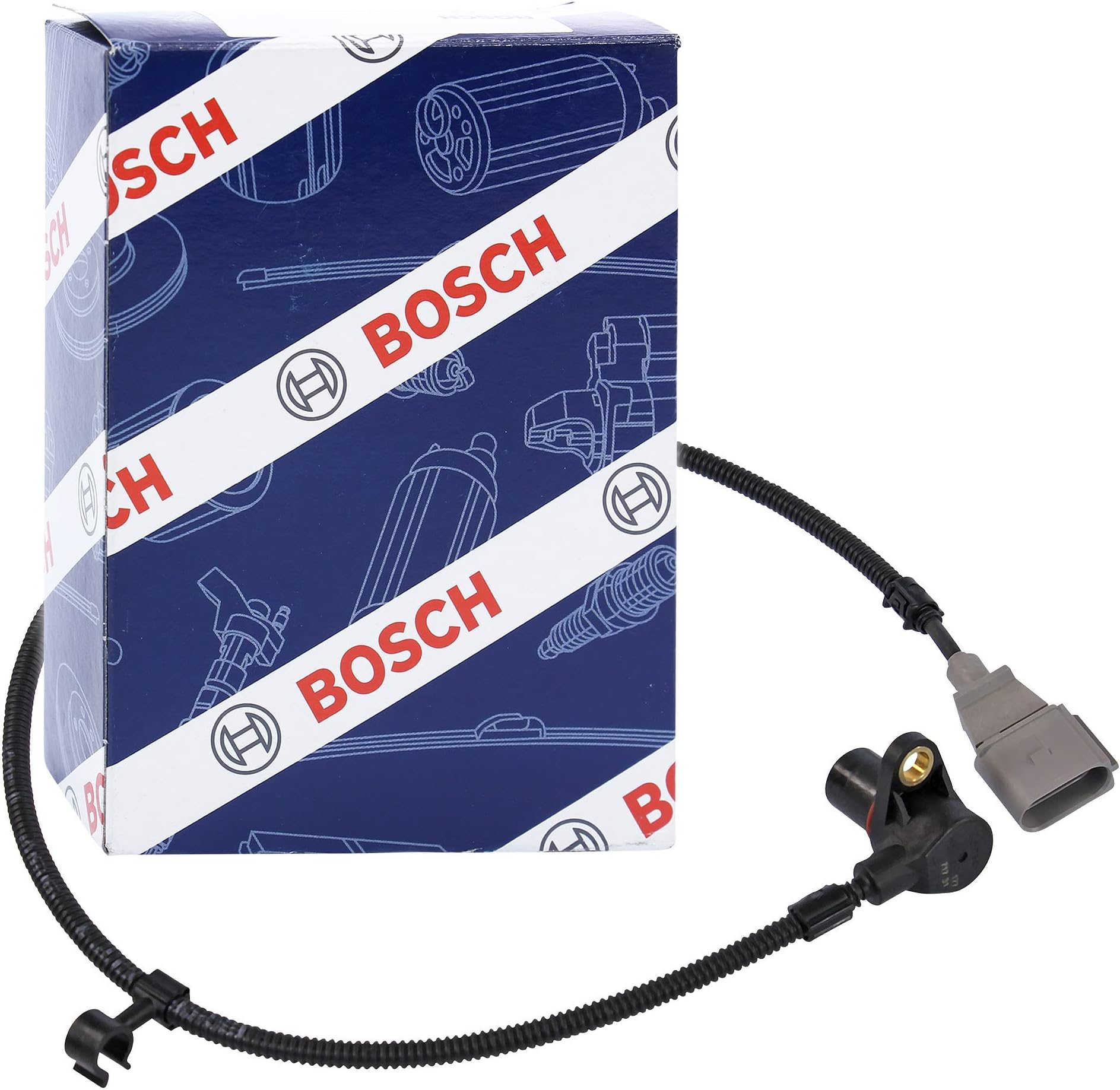 BOSCH 0261210177 Original Equipment Crankshaft Position Sensor - Compatible with Select Audi A4, A4 Quattro, A6 Quattro; Volkswagen Passat