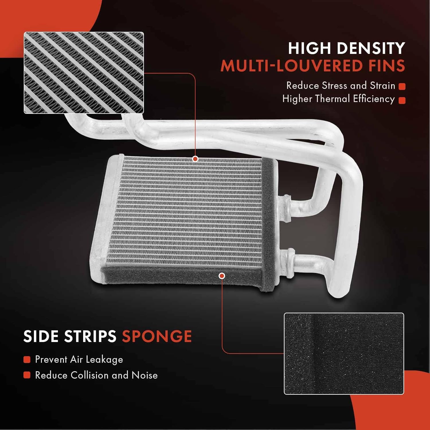 A-Premium HVAC Heater Core Compatible with Chevrolet Spark 2013 2014 2015 1.2L