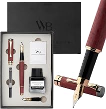 Wordsworth & Black Bamboo Fountain Pen, M + EF Nib